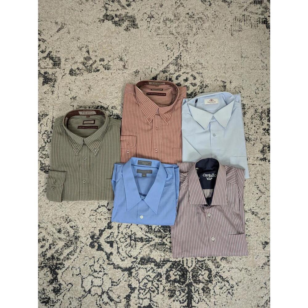 Men's Dress Shirt Set Size XL Business Casual Office Formal